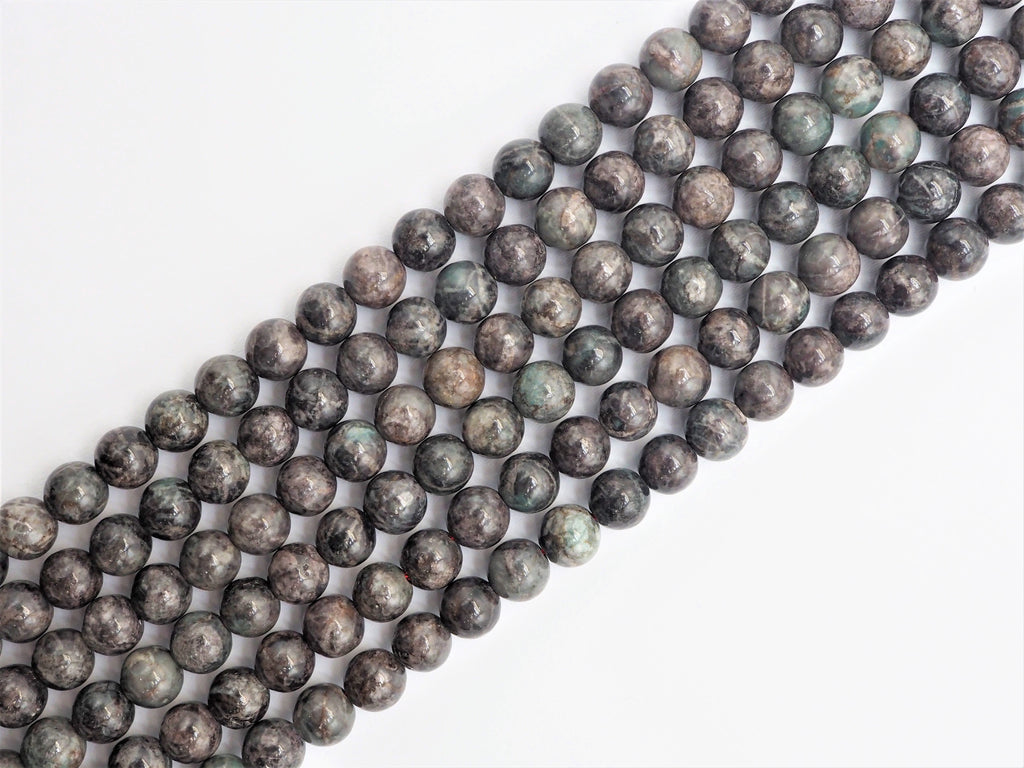 Smooth Round Africa Turquoise beads, 6mm/8mm/10mm/12mm Gray Gemstone beads, Africa Turquoise beads, 15.5inch strand, SKU#U265