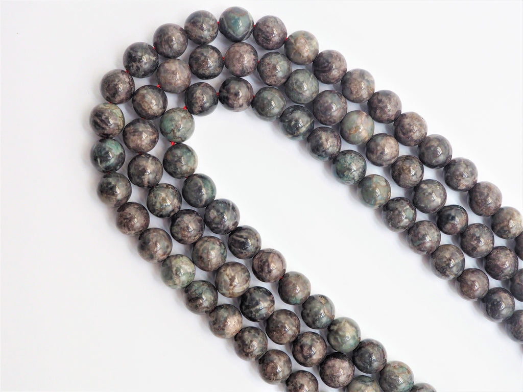 Smooth Round Africa Turquoise beads, 6mm/8mm/10mm/12mm Gray Gemstone beads, Africa Turquoise beads, 15.5inch strand, SKU#U265