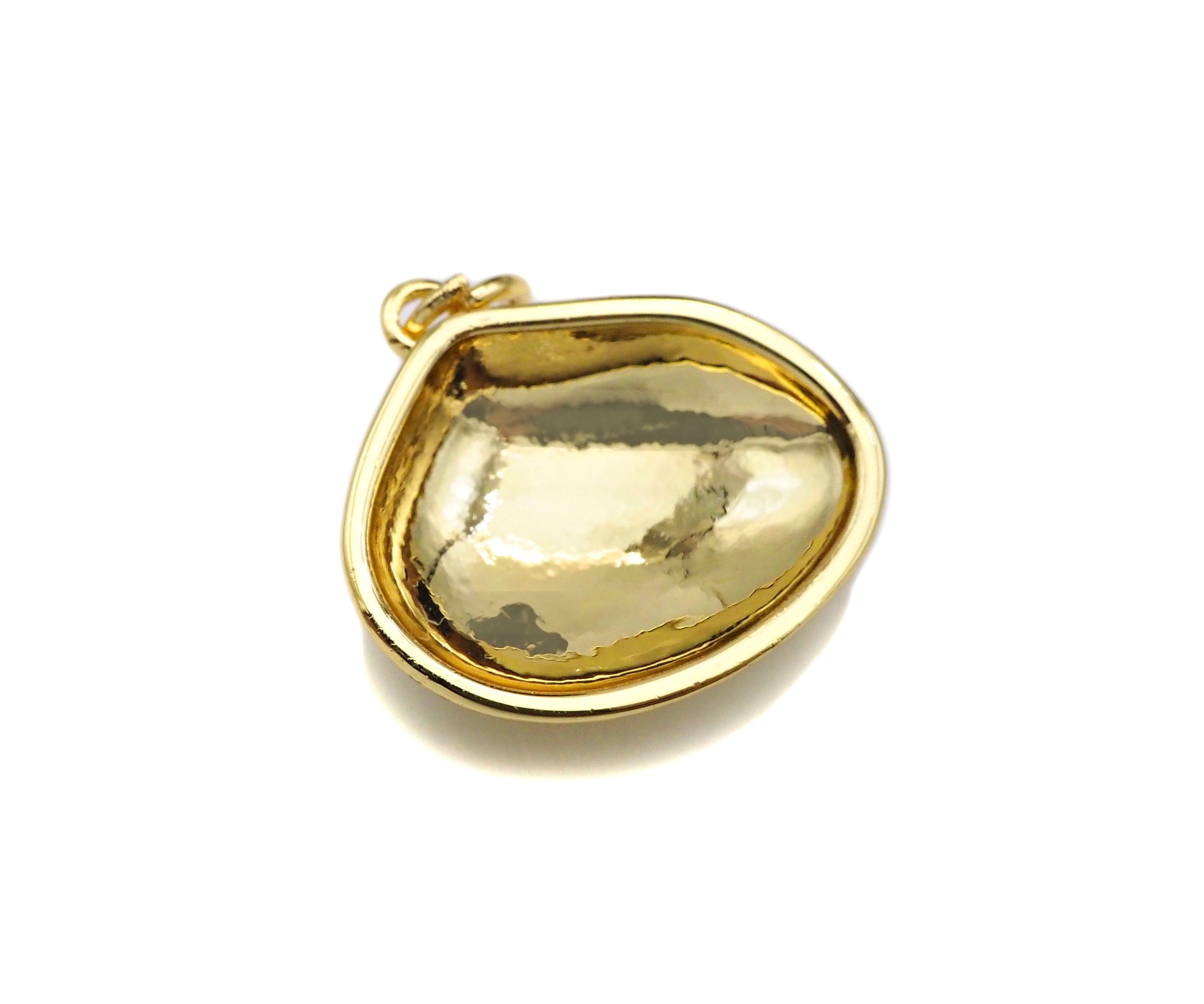 Gold silver Shell Shape Pendant/Charm,sku#L411