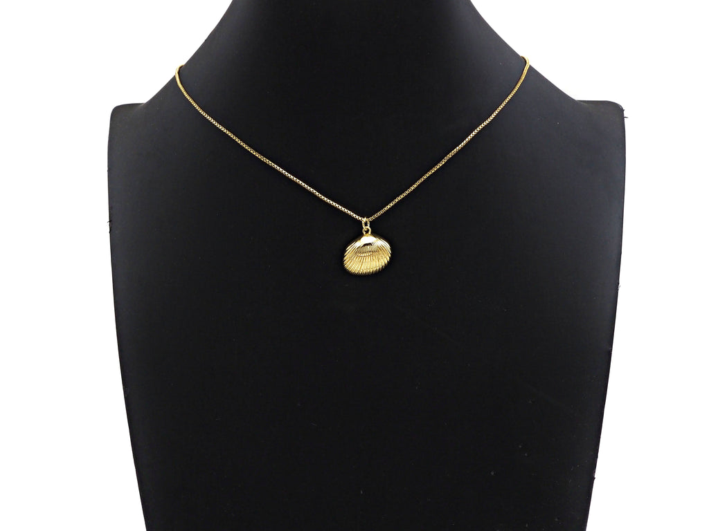 Gold silver Shell Shape Pendant/Charm,sku#L411