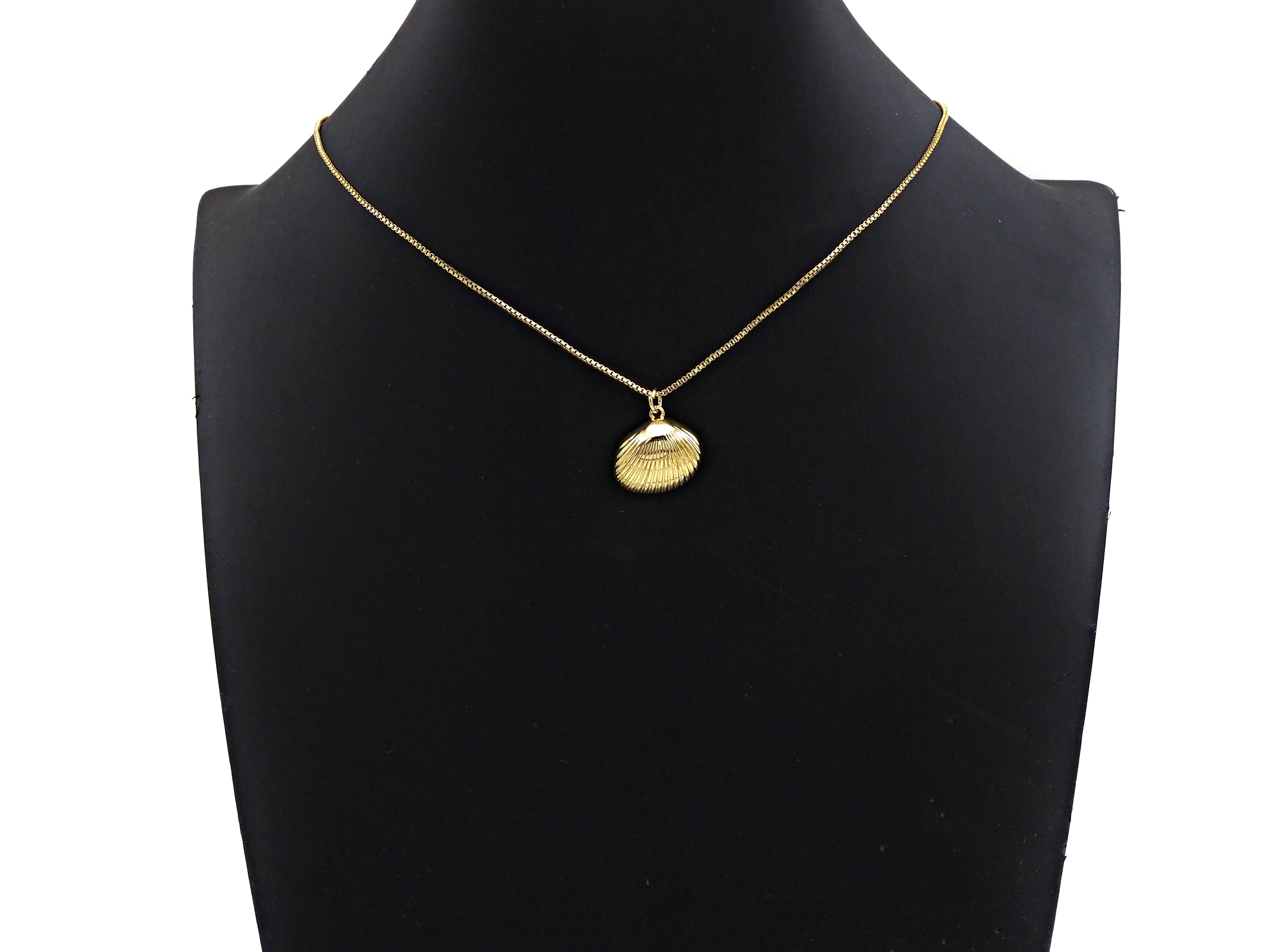 Gold silver Shell Shape Pendant/Charm,sku#L411