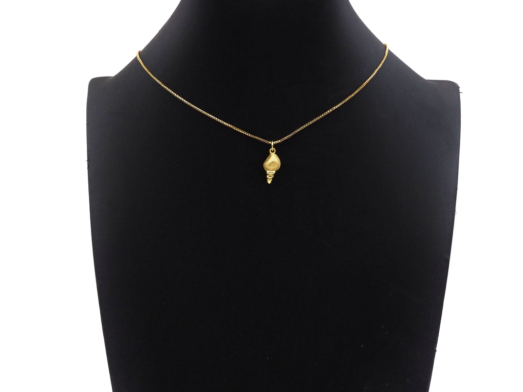 CZ Micro Pave Sea Snail Pendant/Charm, sku#L412