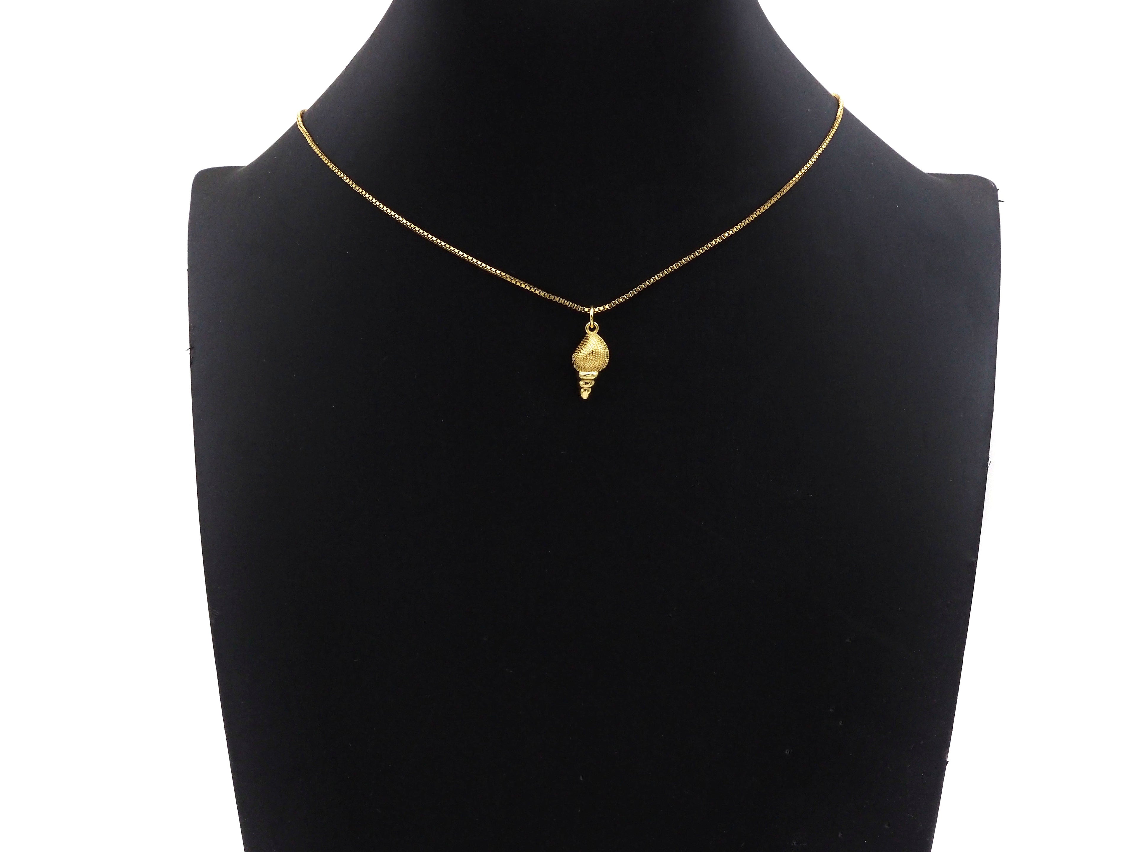 CZ Micro Pave Sea Snail Pendant/Charm, sku#L412