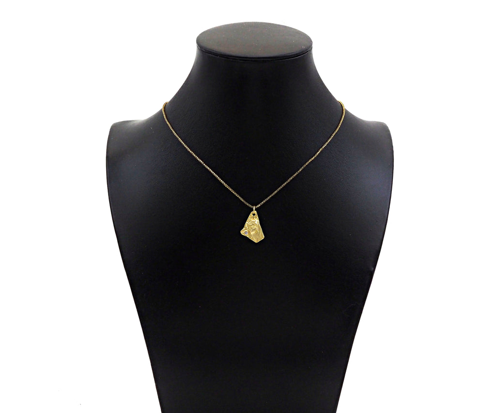 CZ Micro Pave Embossed Lady On Triangle Pendant,Cubic Zirconia Matt Silver/Gold Charm, Necklace Bracelet Charm Pendant, 19x13mm, Sku#Y453