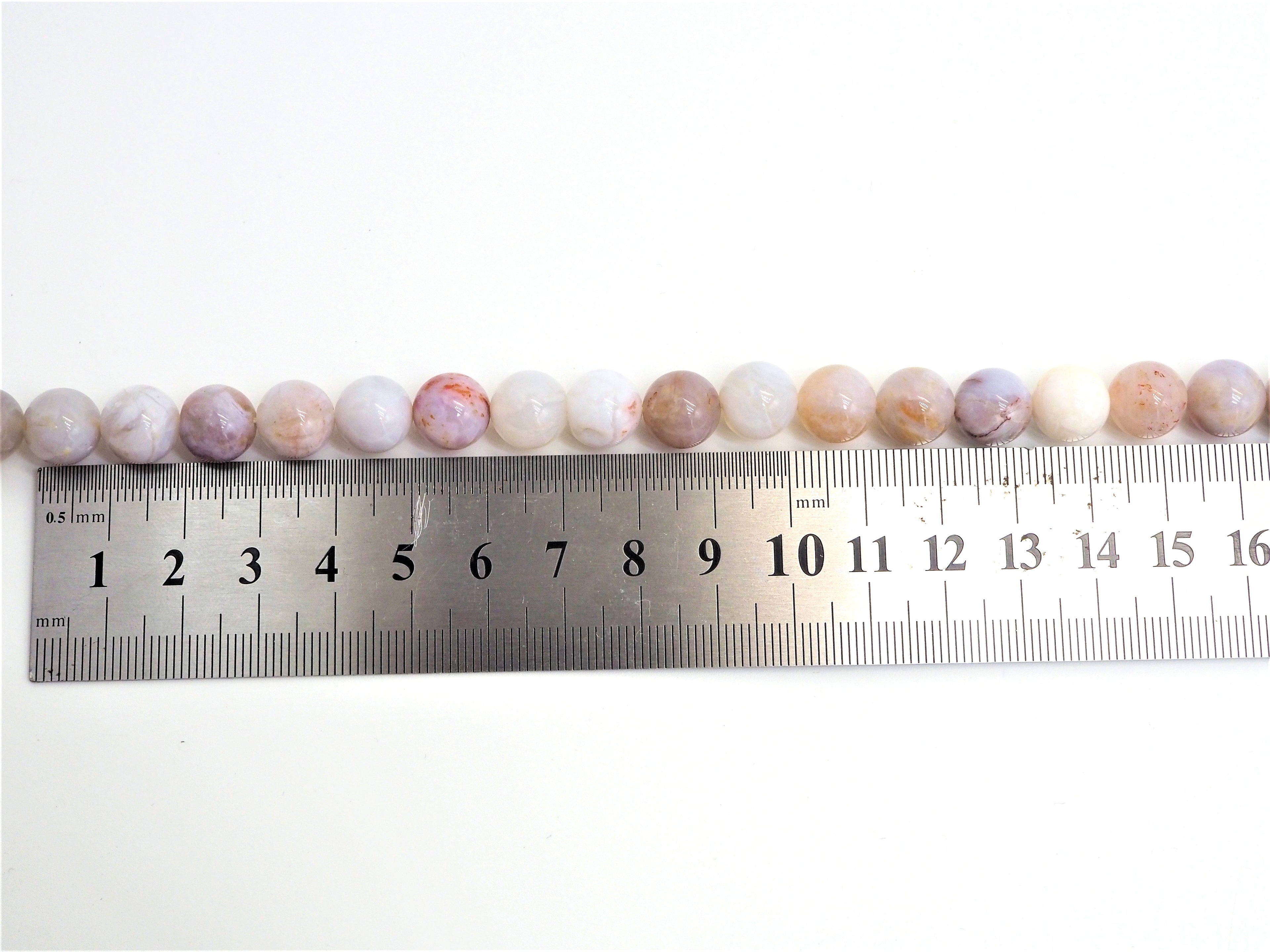 Natural Smooth/Faceted Round Pink/Blush Mix of Agate beads, 6mm/8mm/10mm/12mm Natural Gemstone beads,Agate Beads, 15.5inch strand, SKU#U240