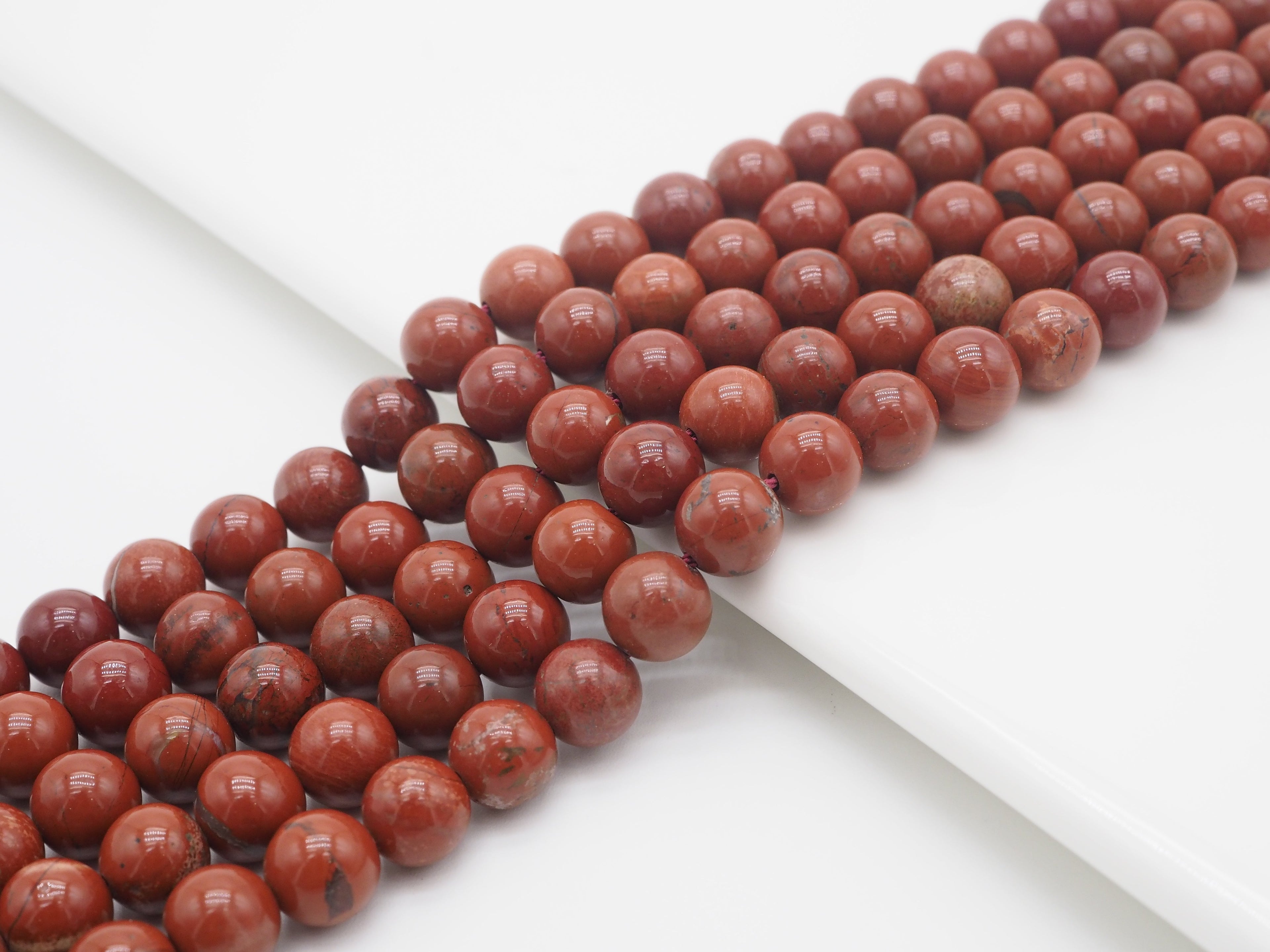 Natural Smooth Round Red Creek Jasper beads, 4/6mm/8mm/10mm,SKU#U243