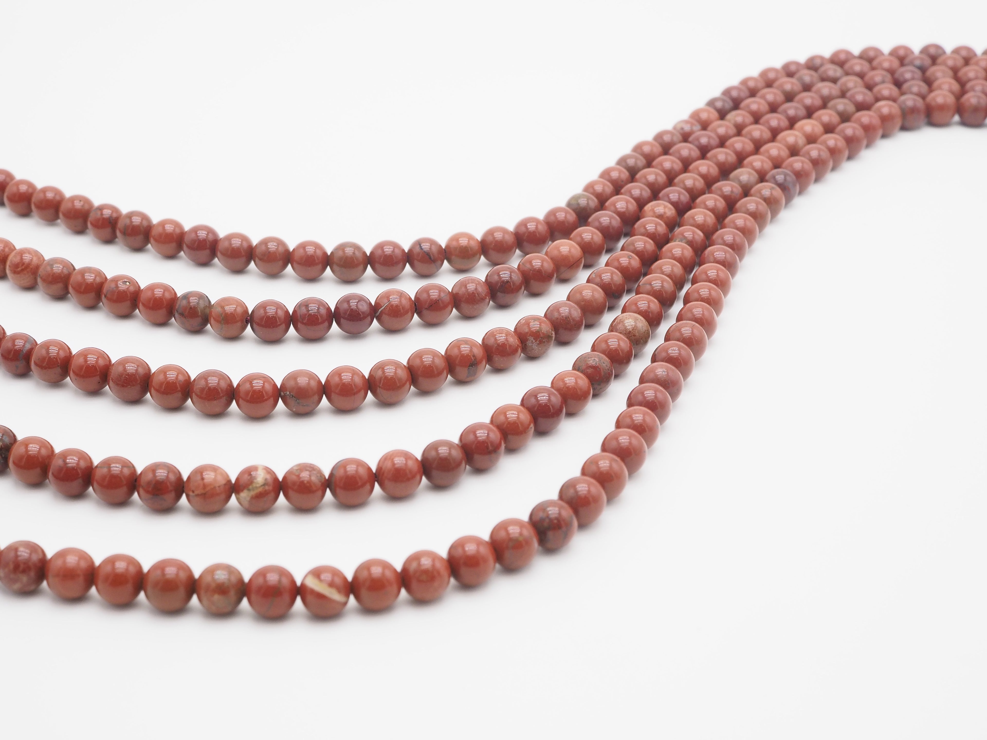 Natural Smooth Round Red Creek Jasper beads, 4/6mm/8mm/10mm,SKU#U243