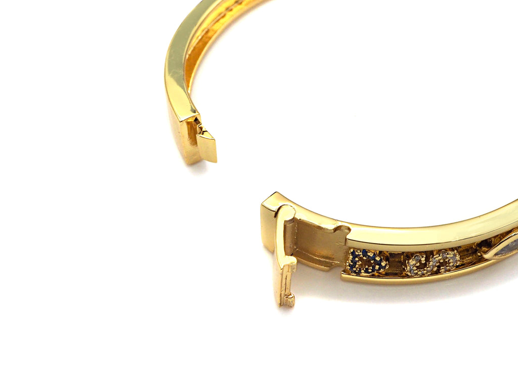 Gold Personalized Charm Bangle, charm bangle, letter Bangle,  Name Bangle, sku#X190