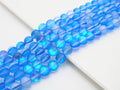 Beautiful Sapphire Blue Spectrolite Quartz Matte, 6mm/8mm/10mm/12mm Blue Crystal beads, Blue Beads, 15.5inch strand, SKU#U288