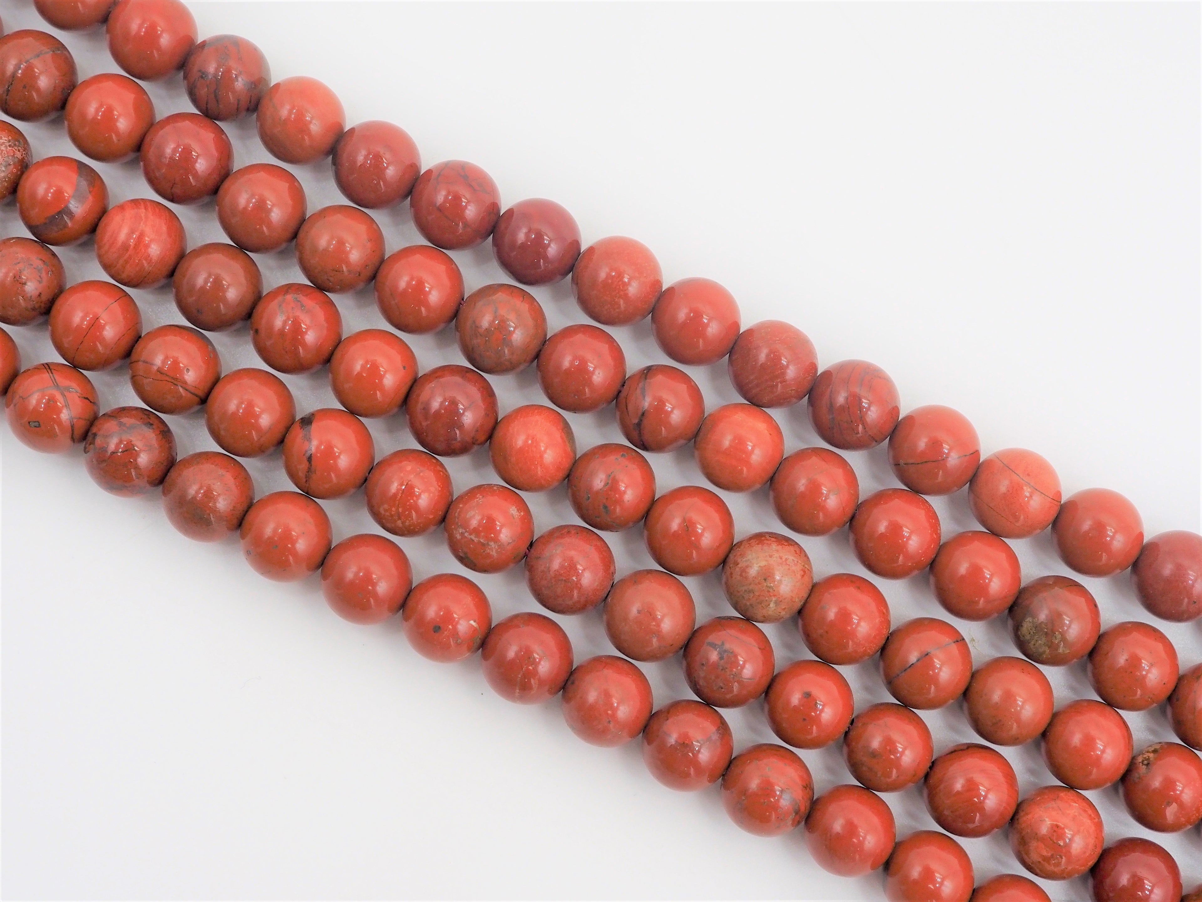 Natural Smooth Round Red Creek Jasper beads, 4/6mm/8mm/10mm,SKU#U243