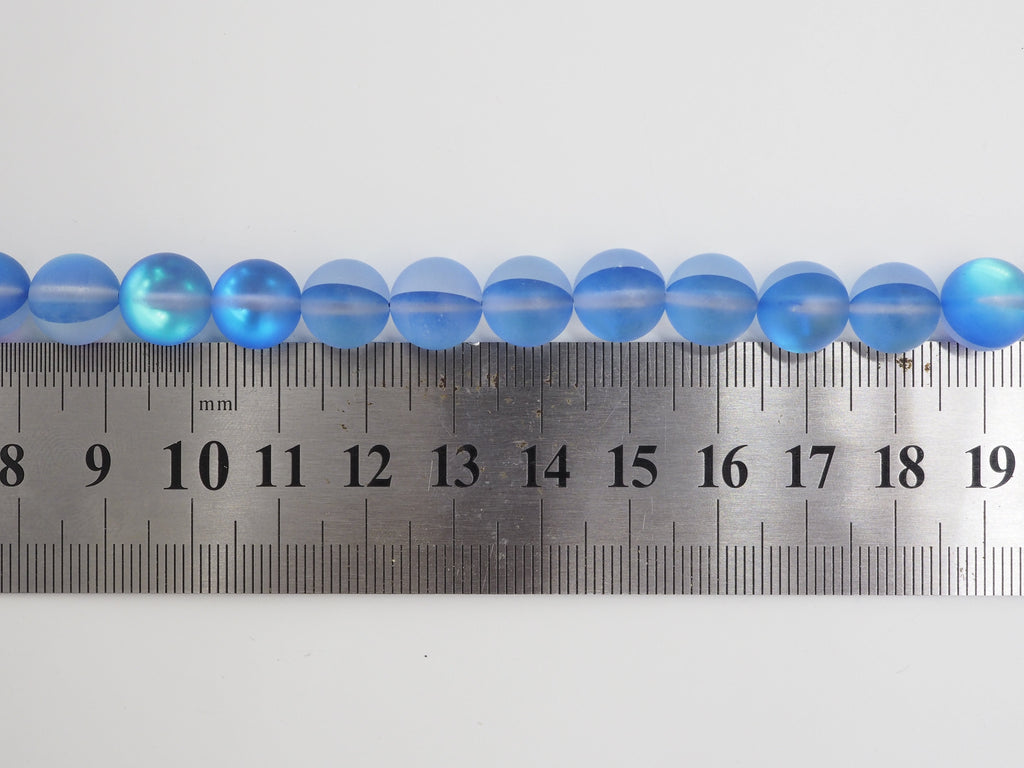 Beautiful Sapphire Blue Spectrolite Quartz Matte, 6mm/8mm/10mm/12mm Blue Crystal beads, Blue Beads, 15.5inch strand, SKU#U288