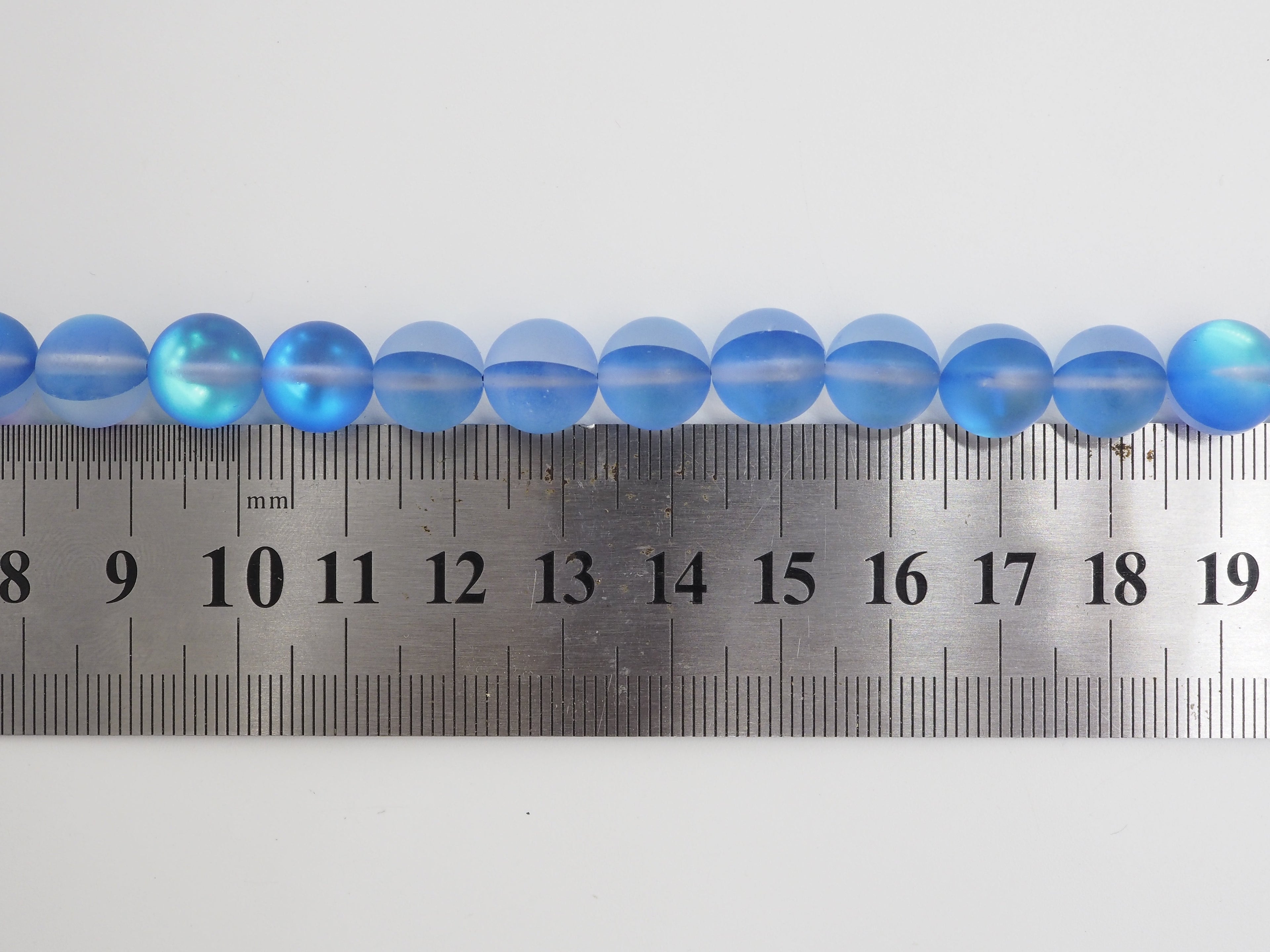 Beautiful Sapphire Blue Spectrolite Quartz Matte, 6mm/8mm/10mm/12mm Blue Crystal beads, Blue Beads, 15.5inch strand, SKU#U288
