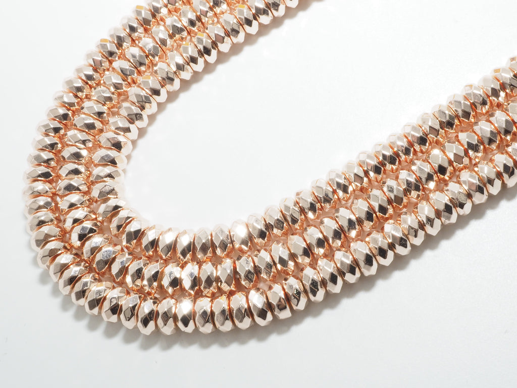 2018 New Light Rose Gold Color Hematite-2x3/2x4/3x6/3x8mm Ro