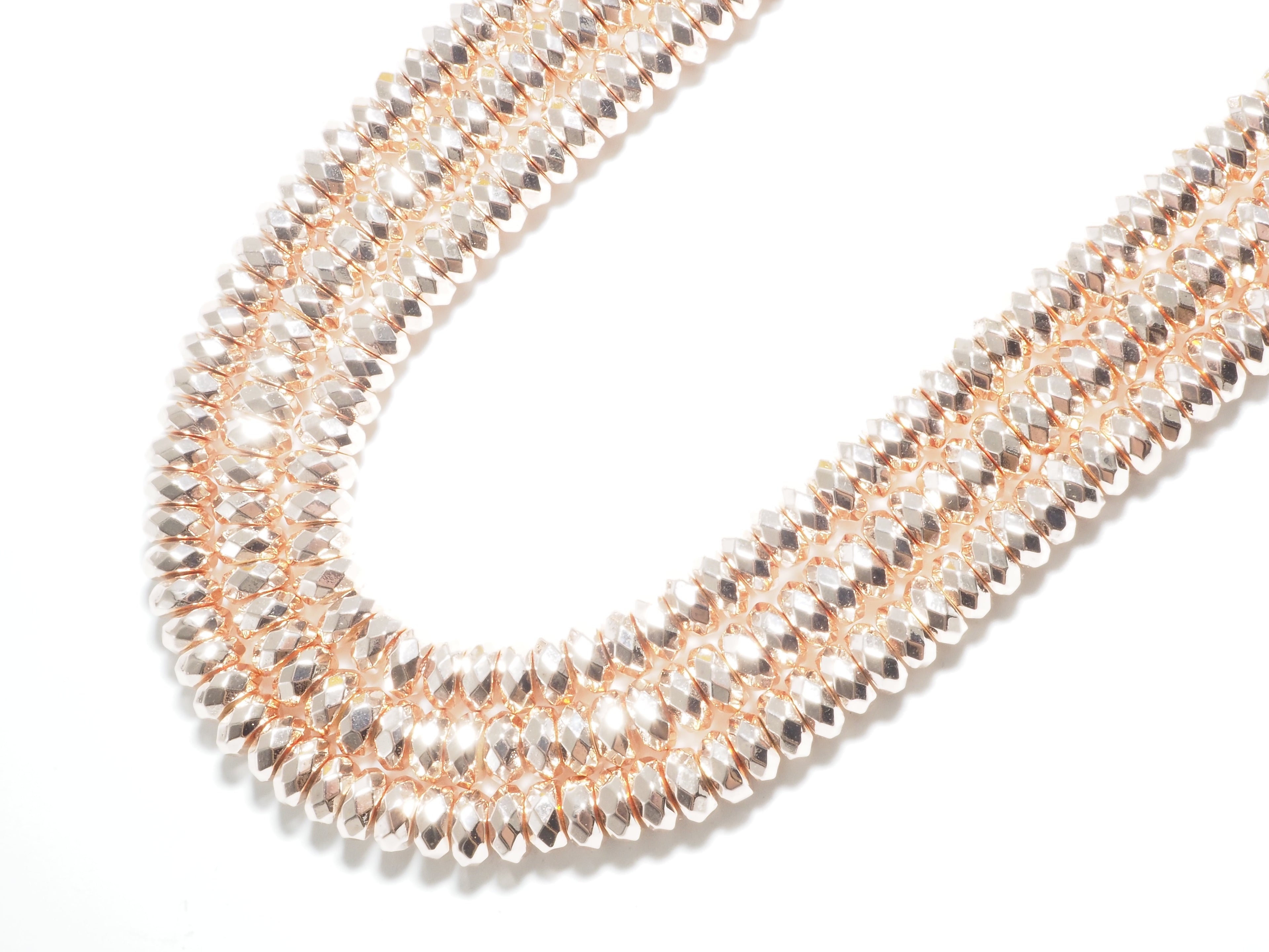 2018 New Light Rose Gold Color Hematite-2x3/2x4/3x6/3x8mm Ro