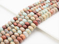 Quality Natural Serpentine Rondelle Smooth Beads, Sku#U313C