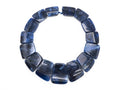 Quality Natural Sodalite Graduated 17-35mm Trapezoid Beads Strand, Natural Sodalite Gemstone Beads, 1 strand,sku#U220