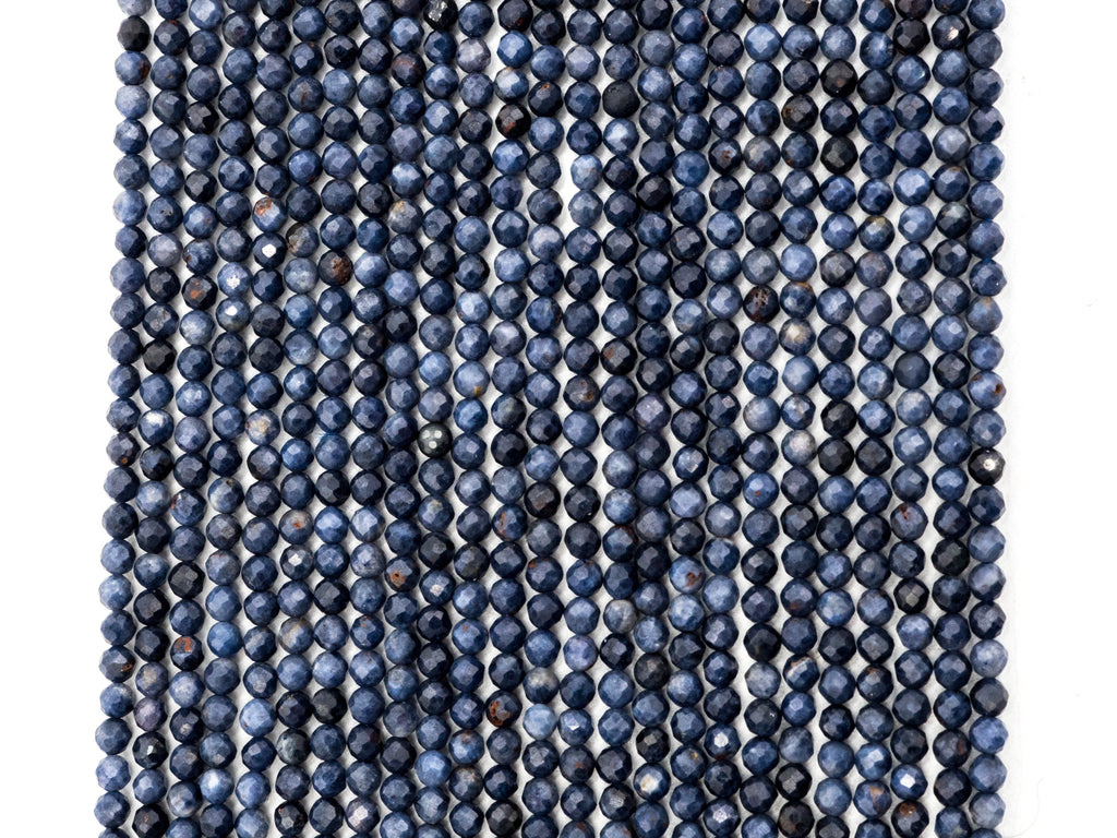 Natural Sapphire beads, 2mm,3mm,5mm/2x3mm/3x5mm SKU#U232