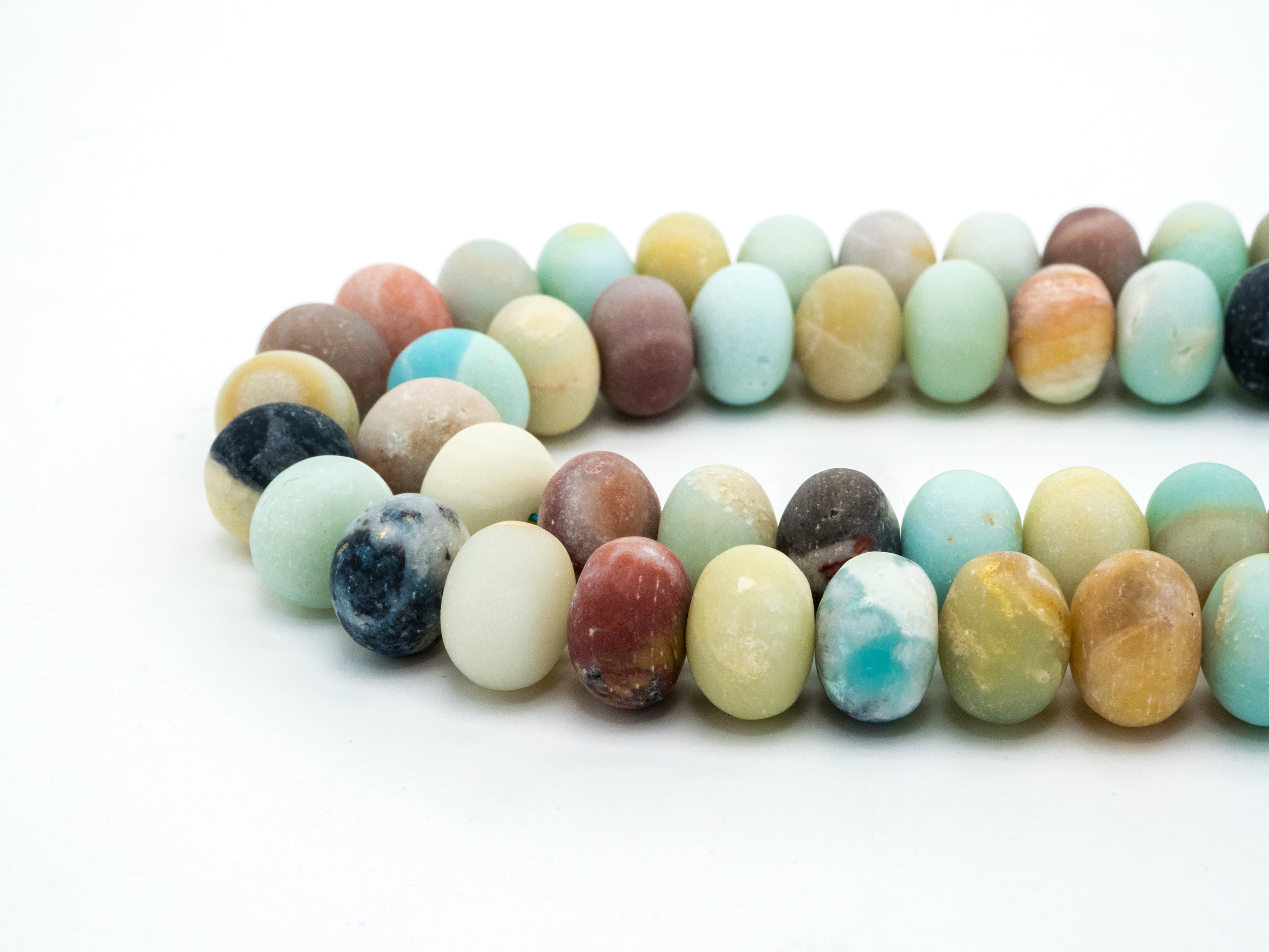 Quality Natural Rondelle Matte Amazonite beads,5x8/8x12mm/15x20,SKU#U231