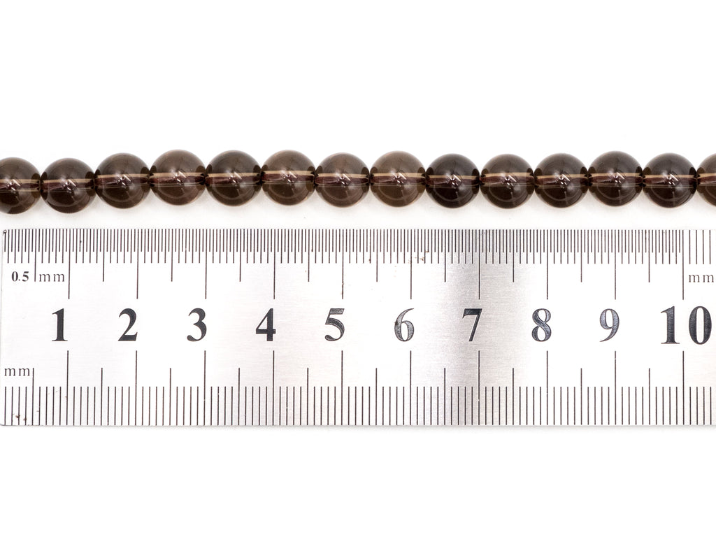 Natural Smoky Quartz Round Smooth beads, 6mm/8mm/10mm/12mm Round Quartz beads,15.5 Full Strand, SKU#V12