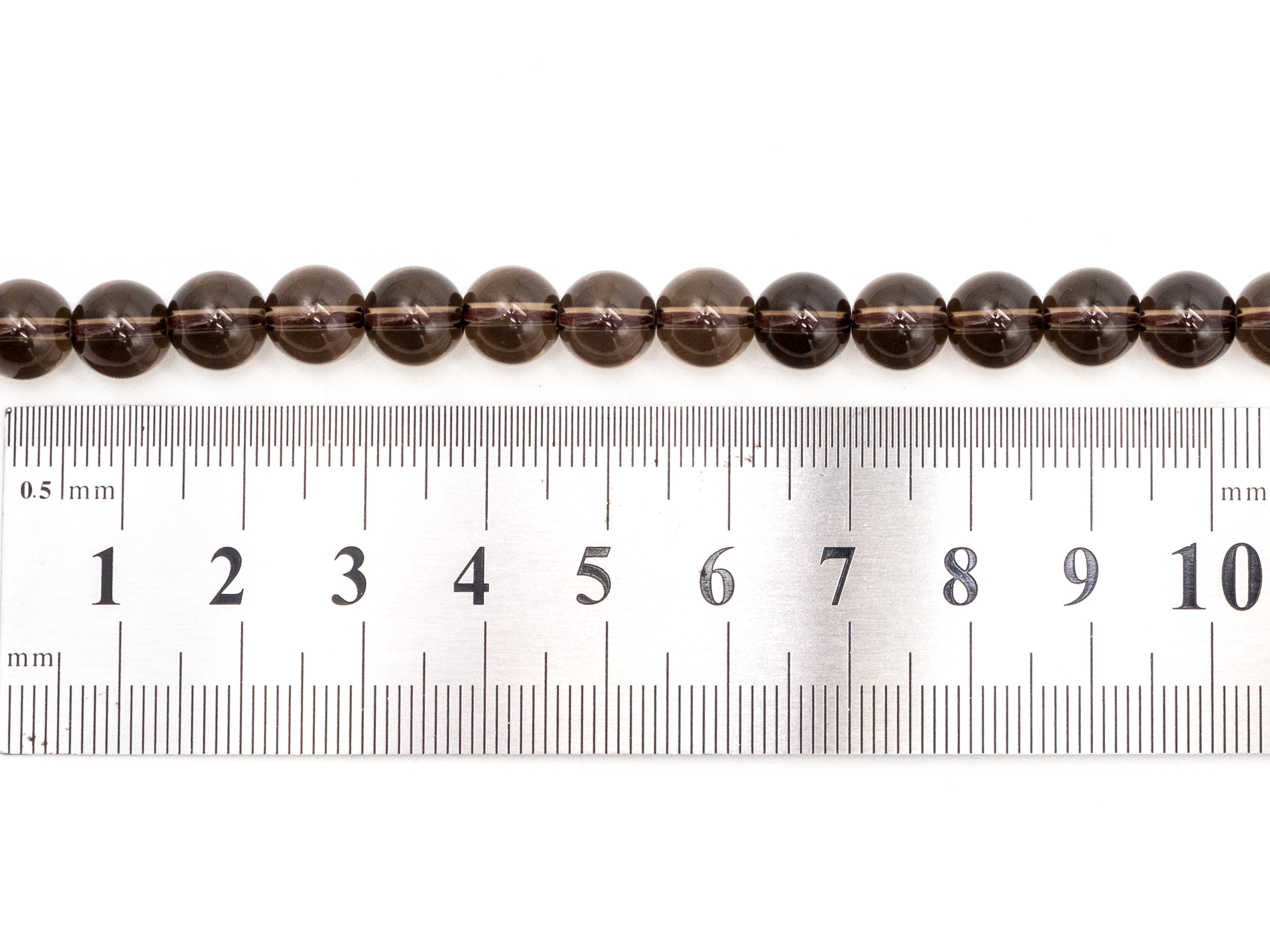 Natural Smoky Quartz Round Smooth beads, 6mm/8mm/10mm/12mm Round Quartz beads,15.5 Full Strand, SKU#V12