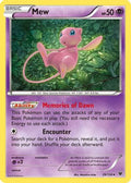Mew 029/124 - XY  Fates Collide Reverse Holofoil