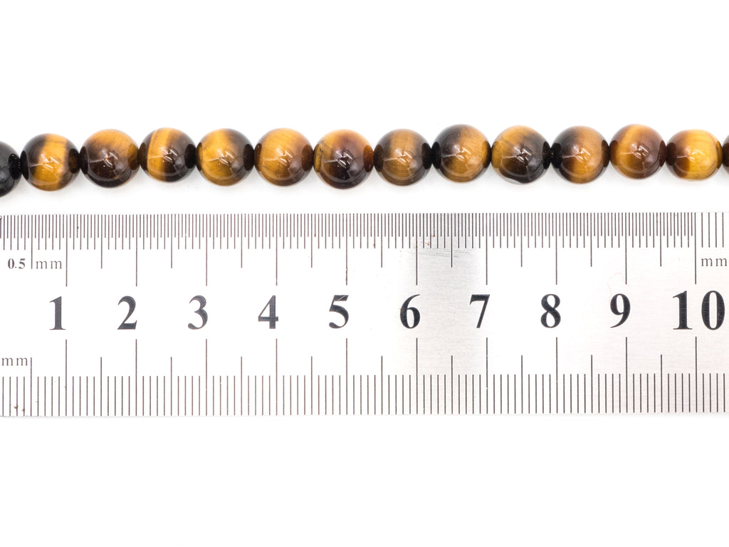 Quality Natural Yellow Gold Tiger Eye Beads, U235
