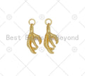 Eagle Talon Shape Pendant/Charm,18K Gold Filled Eagle Talon Charm, Necklace Bracelet Charm Pendant, 28x13mm,Sku#Z1385