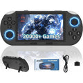 SF3000 Retro Gaming Console 64G, Handheld Video Games Console Preloaded 20000+ Retro Games 14+ Emulators, 4.5 Inch IPS HD Screen, 854*480 Resolution, 3000Mah Battery, 3D Dual Joystick (Grey)