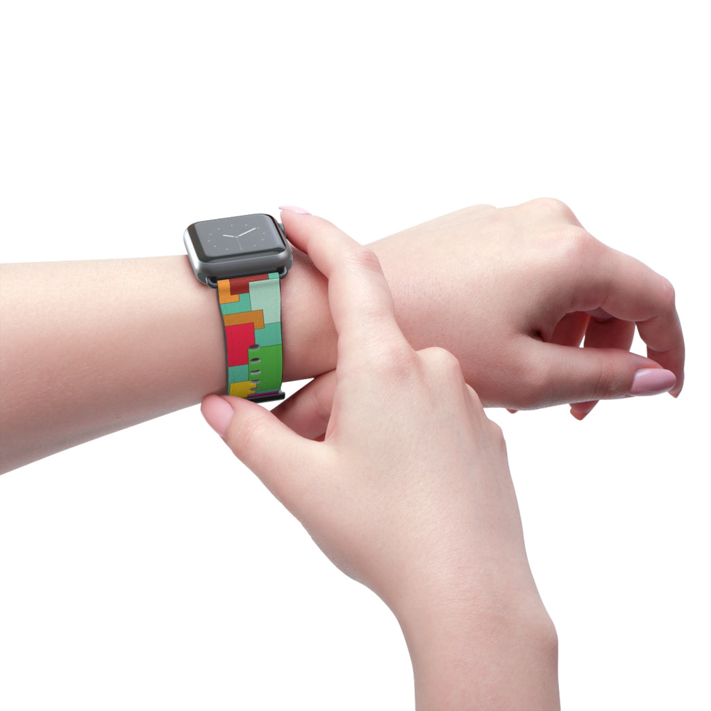 Squares and Rectangles Watch Band
