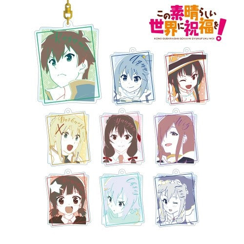 KONOSUBA ACRYLIC GRAPH TRADING BLIND BOX KEYCHAIN