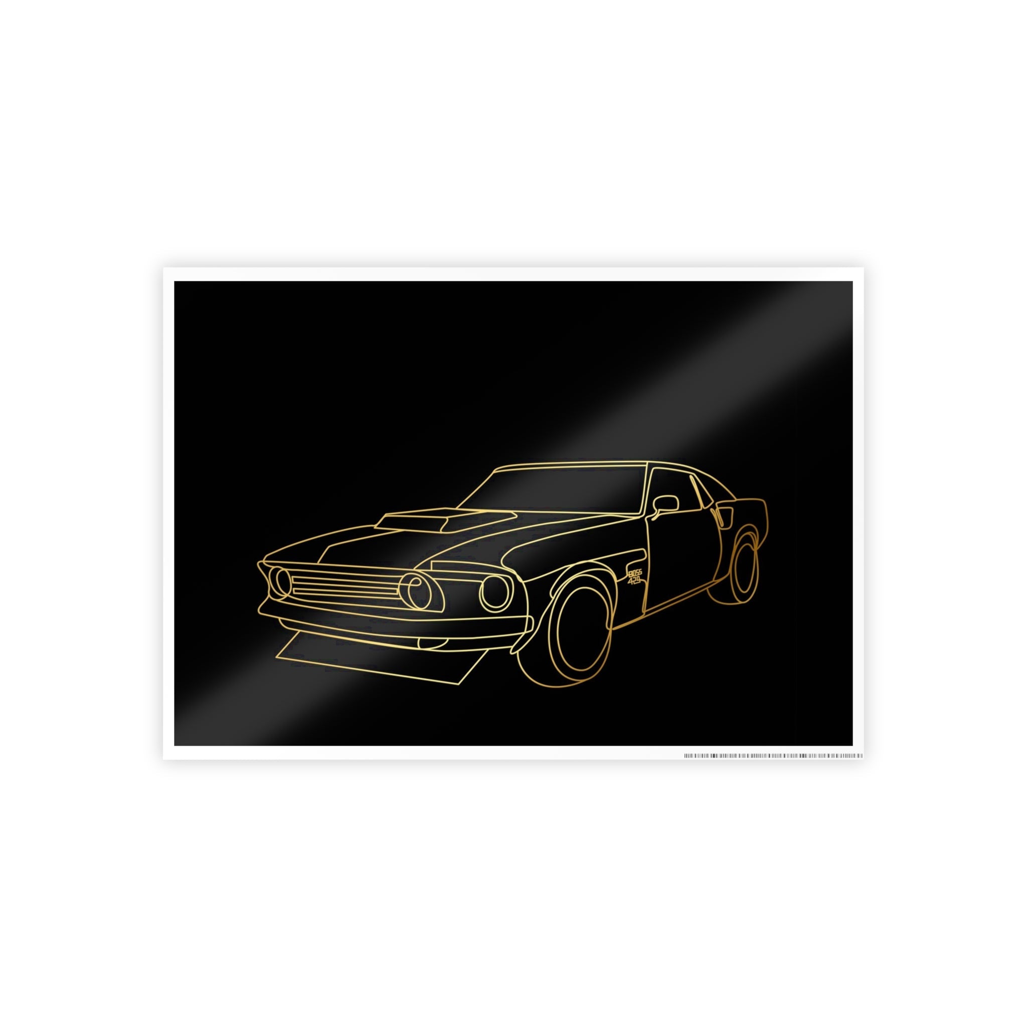 1969 Ford Mustang Boss Gloss Posters