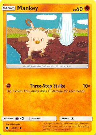 Mankey 050/111 - SM  Crimson Invasion