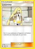 Lusamine 096/111 - SM  Crimson Invasion Reverse Holofoil