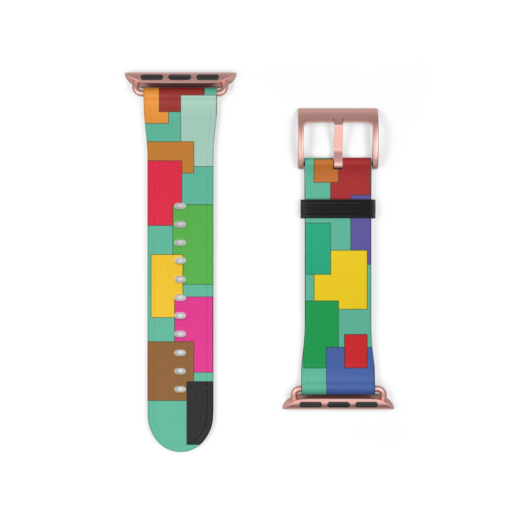 Squares and Rectangles Watch Band
