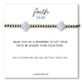 Faith Over Fear Gemstone Cross Bracelet-Moonstone Cross