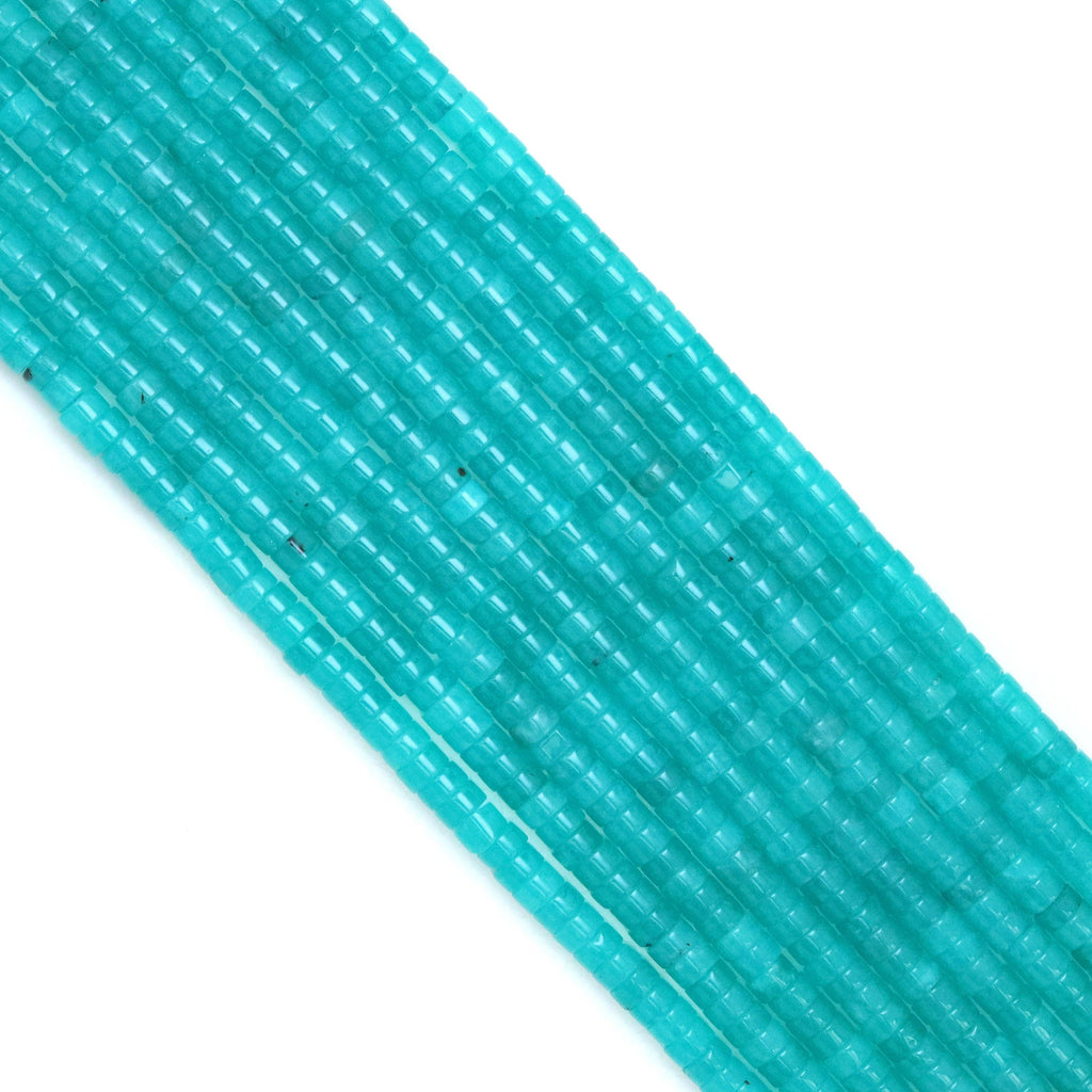 Amazonite Jade Smooth Heishi Beads, Sku#U1826