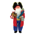15" Rum Runner Claus with Parrot and Barrel