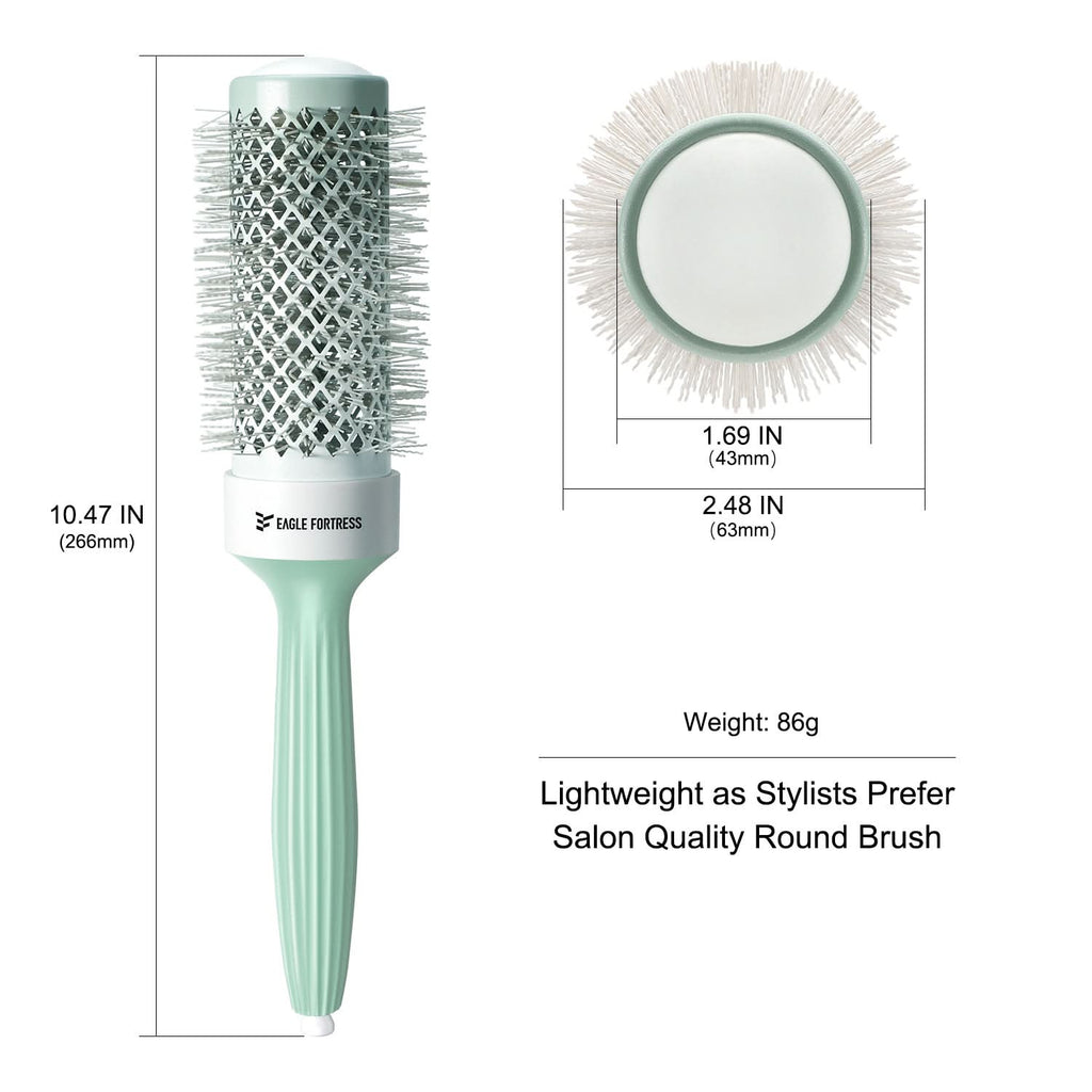 Eagle Fortress Professional Round Hair Brush 1.69in