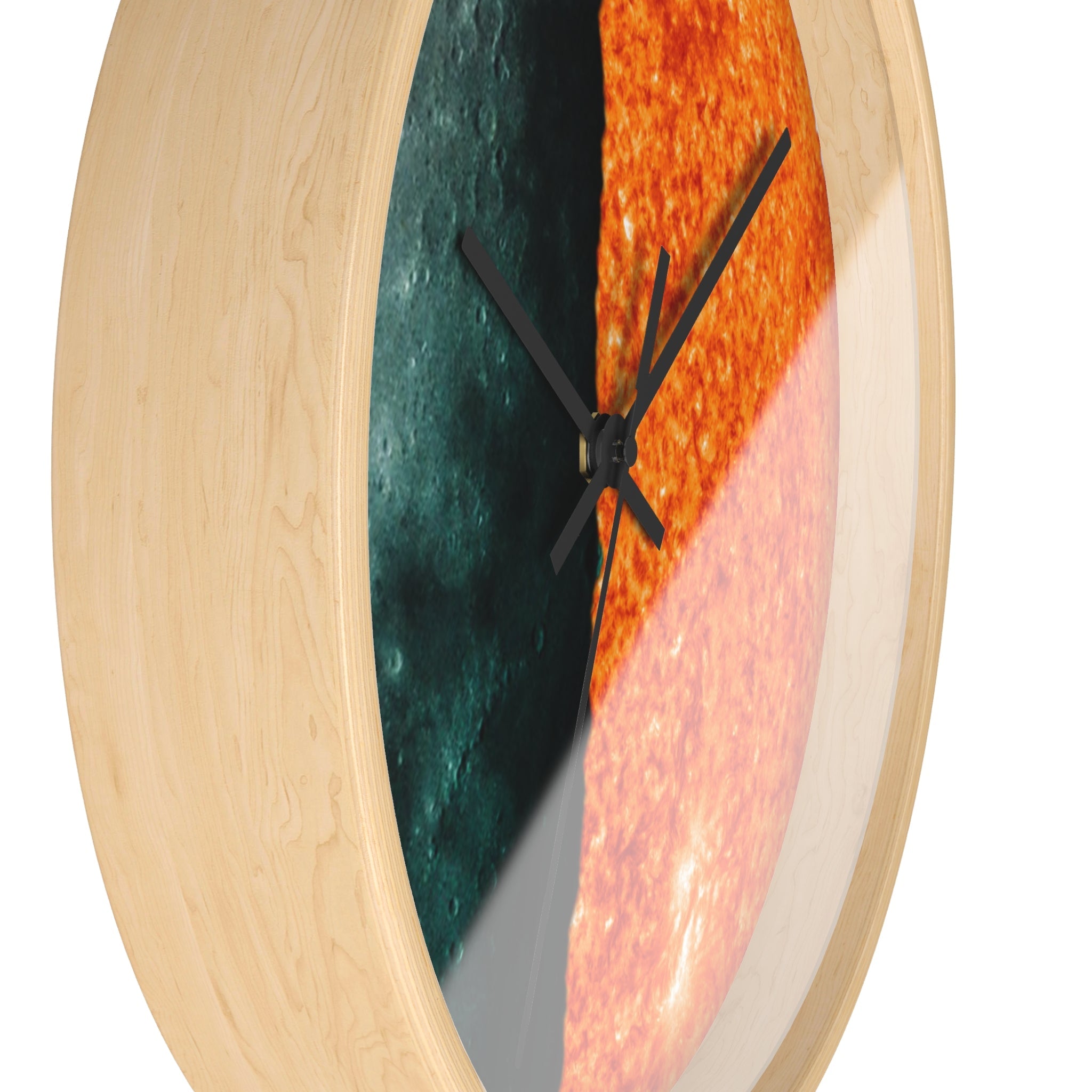 Soleil et lune - Horloge murale