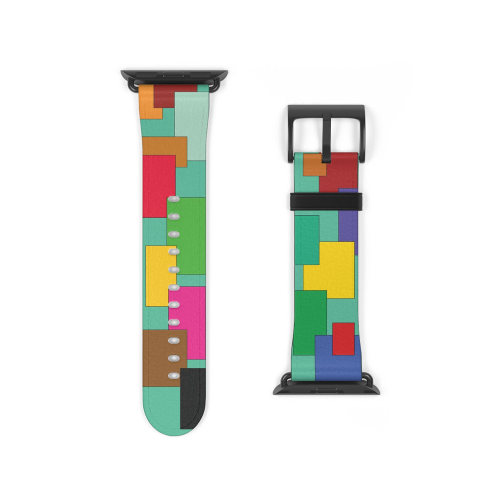 Squares and Rectangles Watch Band