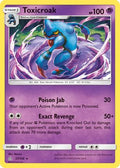 Toxicroak 057/156 - SM  Ultra Prism Reverse Holofoil