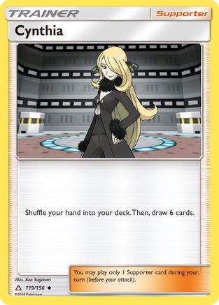 Cynthia 119/156 - SM  Ultra Prism Reverse Holofoil