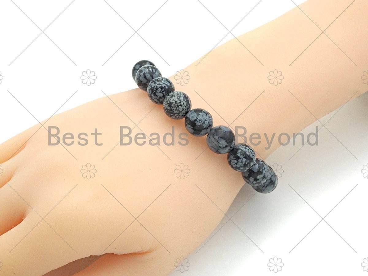 Snowflake Stretchy Bracelet, Sku#EF48