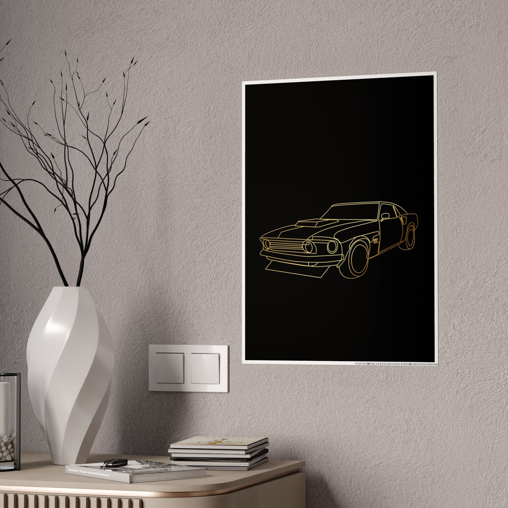 1969 Ford Mustang Boss Gloss Posters
