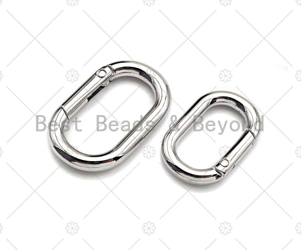 High Quality Large Gold/Silver/Gunmental Carabiner Clasp, Snap Clip Trigger Clasp, Spring Buckle Clasp for Purse Key Jewelery, sku#K126C