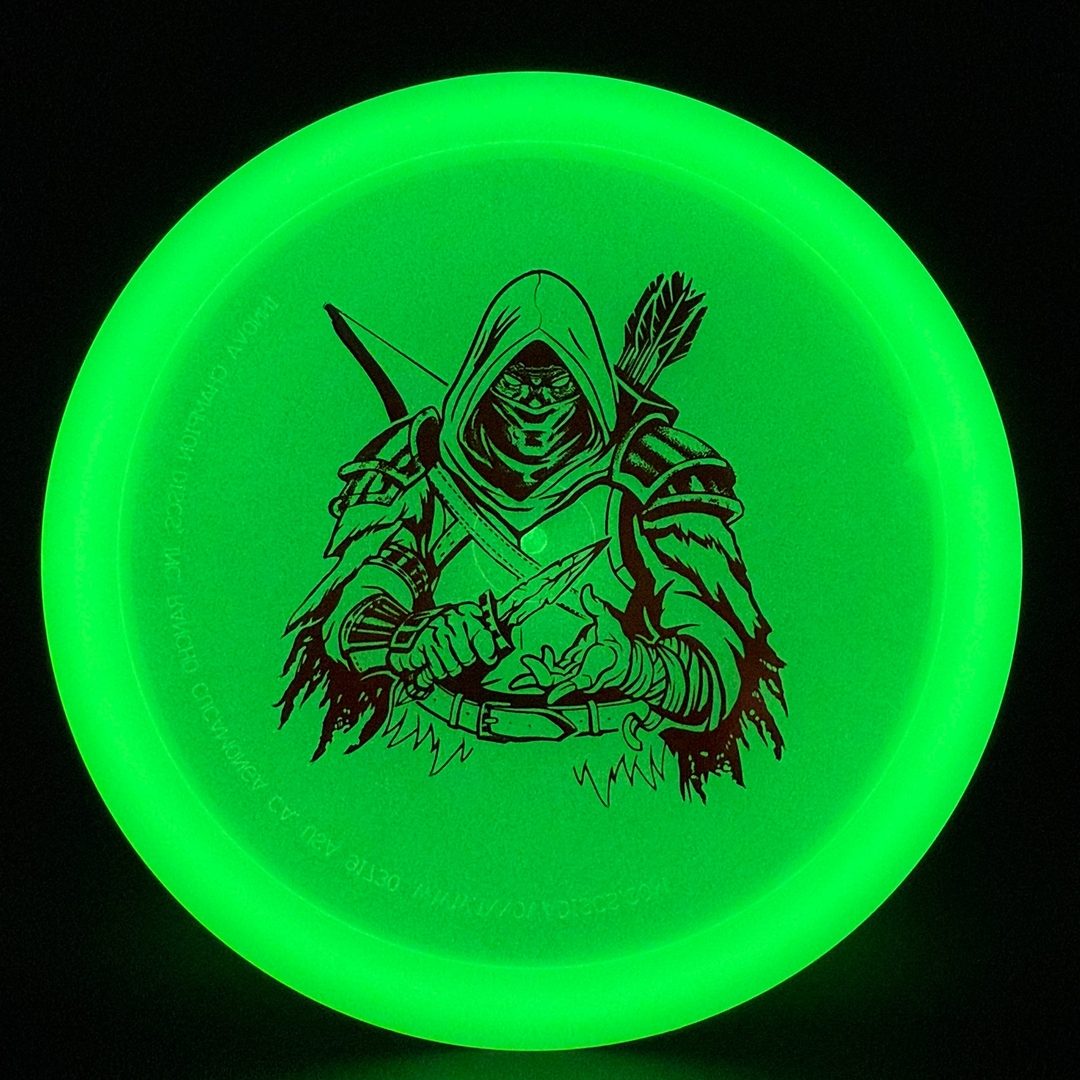 Classic Glow Champion Fairway Disc - Dark Rebel