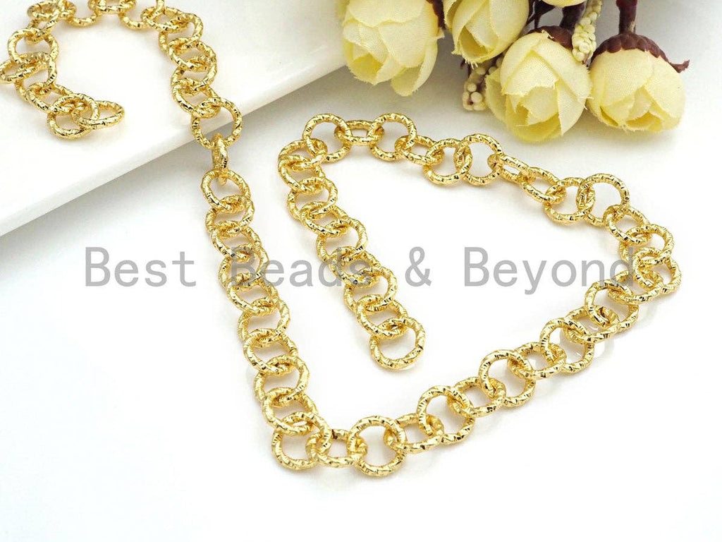 11mm Chunky Linked Chain by Yard, sku#E508