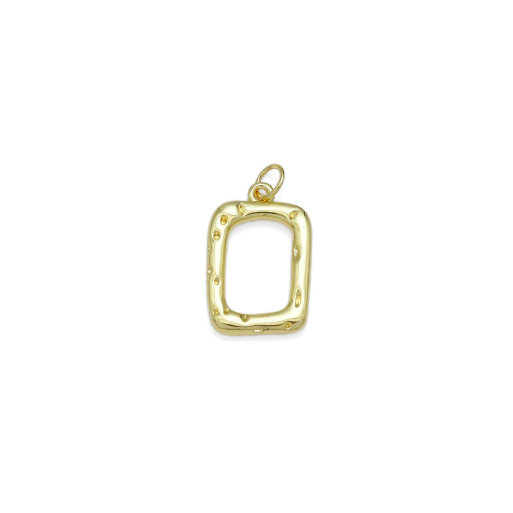 Rectangle Frame Charm Pendant, Sku#Y951