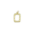 Rectangle Frame Charm Pendant, Sku#Y951