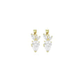 Big Crystal Flower Drop Charm, Sku#LK925
